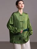Glow Off White Jacquard Cheongsam Top