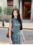 Ivy Timeless Grace Embroidery Qipao Cheongsam