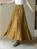 Chord Tea Brown Jacquard Cheongsam Skirt