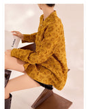 Winona Lace Jacquard Cheongsam Shirt