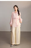 Ella Black Beaded Modern Shirt Cheongsam