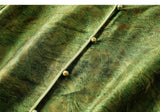 Phoenix Pine Green Jacquard Cheongsam Top