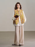 Tulip Lotus Pink Embroidered Cheongsam Vest