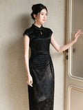 Quartz Night Dress Satin Cheongsam
