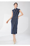 Pleated Eva Charming Qipao Cheongsam