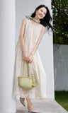 Prelude Gorgeous Sleeveless Mid Length Patchwork Cheongsam Qipao Dress