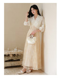 Valentina Warm Sunset Orange Lace Cheongsam Dress