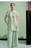 Callie Cute Embroidery Qipao Cheongsam Top