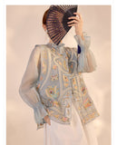 Palmer Appealing Embroidery Qipao Cheongsam Vest Top