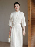 Lorelei Breathtaking Jacquard Cheongsam Dress Slim Fit Qipao