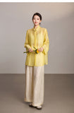Ella Black Beaded Modern Shirt Cheongsam