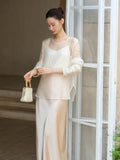 Lyric Black Embroidered Cheongsam Top