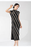 Pleated Eva Charming Qipao Cheongsam