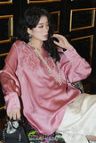 Paisleigh Delightful Embroidery Qipao Cheongsam Top