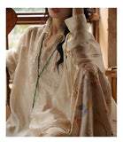 Analia Lovely Qipao Cheongsam Embroidery Vest Top