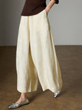Priscilla Wide Leg Black Casual Pants Cheongsam