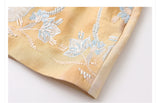 Zinnia Found Bliss Embroidery Qipao Cheongsam Two Piece
