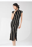 Pleated Eva Charming Qipao Cheongsam