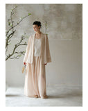 Georgiana 2-Piece Linen Short Coat Set Cheongsam