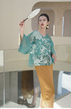 Marley Elegant Embroidery Qipao Cheongsam Two Piece