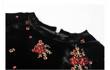 Silk Ivy Lace Whisper Embroidery Qipao Cheongsam Shirt