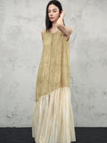 Josephina Ginger Yellow Jacquard Cheongsam Dress