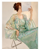 Esmeralda Floral Jacquard Loose Cheongsam Coat