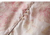 Court Cherry Blossom Pink Lace Cheongsam Top