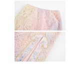 Nina 2-Piece Gradient Lace Embroidered Cheongsam Top