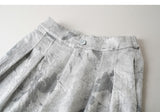 Seraphina 2-Piece Silver Gray Vest Pants Set Cheongsam
