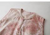Court Cherry Blossom Pink Lace Cheongsam Top