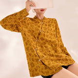 Winona Lace Jacquard Cheongsam Shirt
