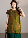 Serenade Navy Dark Green Cheongsam Top