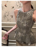 Princess 2-Piece Embroidered Cheongsam Top Skirt