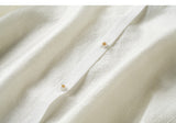 Dazzle Beige Chiffon Beaded Cheongsam Top