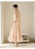 Radiance 2-Piece Light Gold Embroidered Cheongsam Top