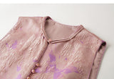 Ming Blush Embroidered Cheongsam Vest