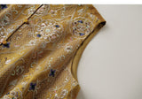 Tulip Lotus Pink Embroidered Cheongsam Vest