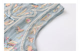 Palmer Appealing Embroidery Qipao Cheongsam Vest Top