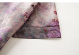 Moonbeam Soft Mist Purple Jacquard Cheongsam Top