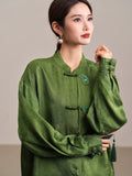 Glow Off White Jacquard Cheongsam Top