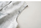 Seraphina 2-Piece Silver Gray Vest Pants Set Cheongsam