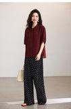Tender Light Blue Loose Cheongsam Top
