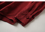 Aristocrat Aristocrat Red Jacquard Cheongsam Top