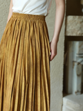 Chord Tea Brown Jacquard Cheongsam Skirt