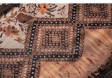 Dorothea Coffee Brown Print Cheongsam Top