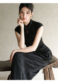 Quartz Night Dress Satin Cheongsam