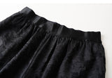 Ophelia 2-Piece Black Embroidered Cheongsam Vest