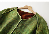 Phoenix Pine Green Jacquard Cheongsam Top