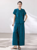 Chateau Champagne Jacquard Cheongsam Top